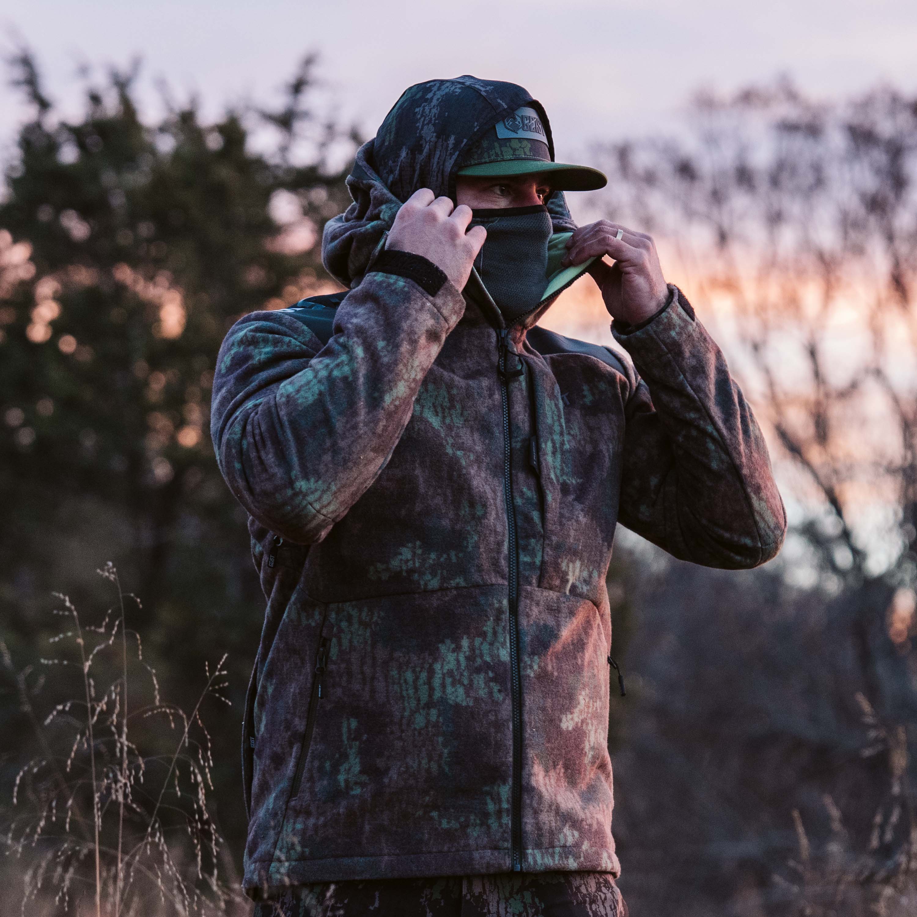 Wabi Sabi Softshell Jacket - Digital Black Forest Camo – Geist Gear